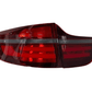 BMW X6 E71 Red and Smoked LED Tail Light Upgrades 2007-2014