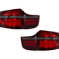 BMW X6 E71 Red and Smoked LED Tail Light Upgrades 2007-2014
