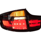 BMW X6 E71 Red and Smoked LED Tail Light Upgrades 2007-2014