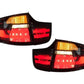 BMW X6 E71 Red and Smoked LED Tail Light Upgrades 2007-2014