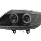 BMW Z4 E85 E86 Type Z4 Black Headlight Set (2003-2008)