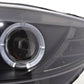 BMW Z4 E85 E86 Type Z4 Black Headlight Set (2003-2008)