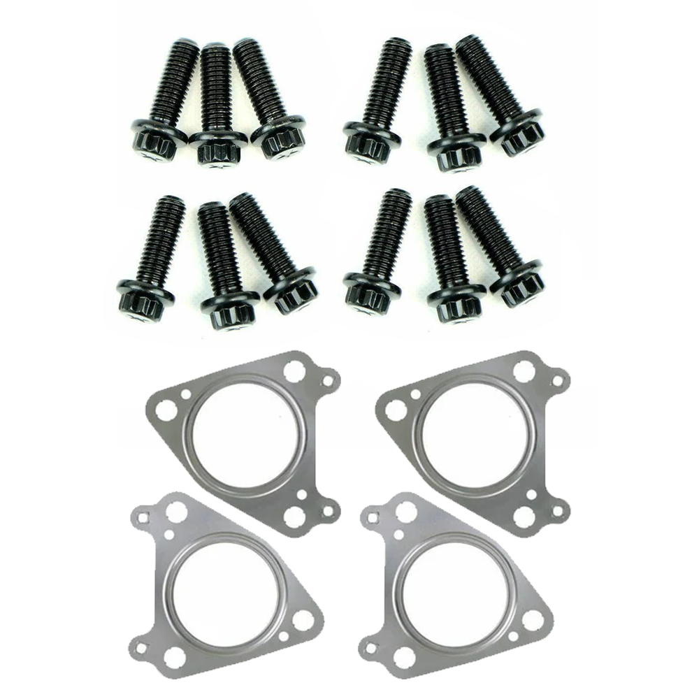 Rudy's 12PT Uppipe Bolt Set W/ Gaskets For 01-16 6.6L LB7 LLY LBZ LMM LML Diesel