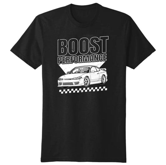 Nissan Silvia S15 Boost Performance Regular Heavy Cotton Pre Shrunk Shirt