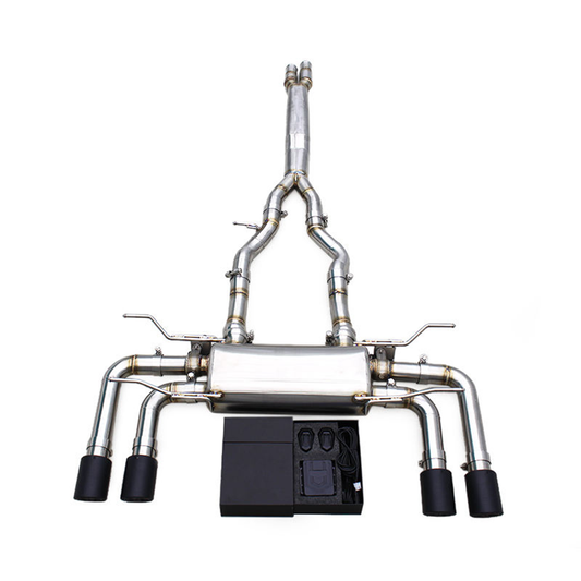 Valved Stainless Steel Catback Exhaust System for Jaguar F‑TYPE V8 5.0T