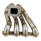 B Series T3 T4 Top Mount Turbo Manifold GSR Si B16 B18 B20 44mm For Civic Si DC2