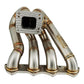 B Series Hood Exit T4 .82 Top Mount Turbo Manifold Kit GSR Si B16 B18 B20 44mm For Civic Si DC2