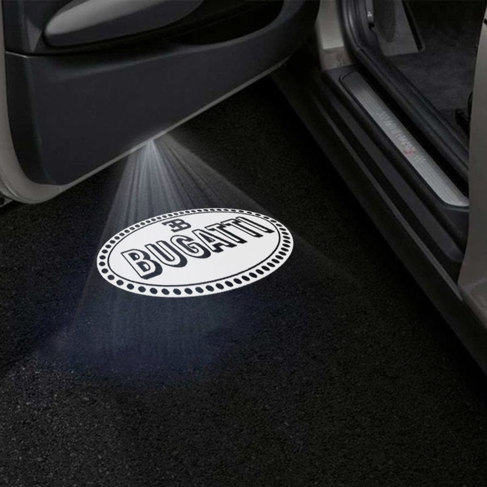 Bugatti Chiron Premium Door Puddle Lights Various Designs 2016–2026