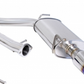 Megan Racing Cat Back Exhaust Midpipe for Infiniti G37 4-Door (2009+) - 3" Piping, T-304 Stainless Steel