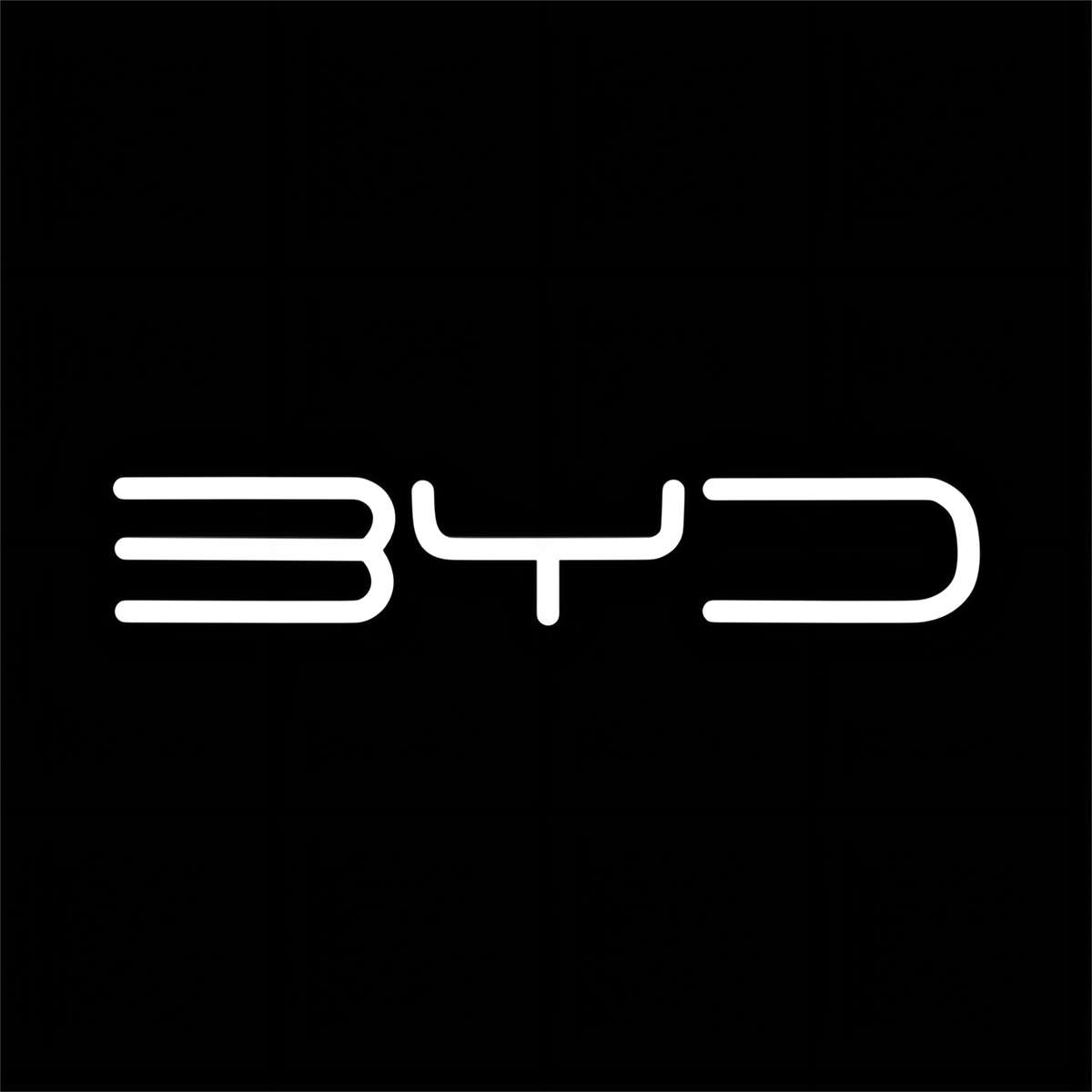 BYD Atto 3 Door Stick On Puddle Lights Various Designs 2022-2026