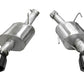 Corsa Performance 05-10 Ford Mustang Shelby GT500 5.4L V8 Black Xtreme Axle-Back Exhaust