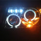 Spyder Ford Ranger 01-11 1PC Projector Headlights LED Halo LED Blk PRO-YD-FR01-1PC-HL-BK 5010490