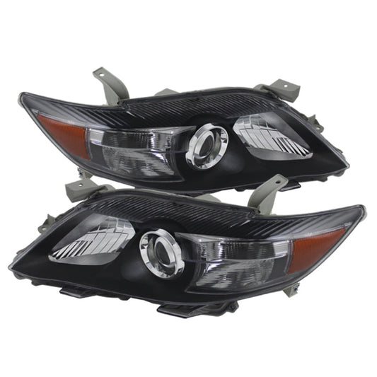 SPYDER Xtune Toyota Camry 10-11 ( USa Built/Nal ) Amber Projector Headlights Black HD-JH-TCAM10-AM-BK 5072870