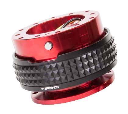 NRG Quick Release Kit - Pyramid Edition - Red Body / Black Pyramid Ring