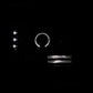 Anzo 1992-1996 Ford F-150 Projector Headlights w/ Halo Black w/ Side Marker