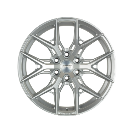 Vossen HFX-1 20x10 / 6x139.7 BP / ET-18 / 106.1 CB / Super Deep - Silver Polished Wheel