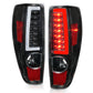 ANZO 2004-2012 Chevrolet Colorado/ GMC Canyon LED Tail Lights w/ Light Bar Black Housing 311382