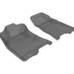 3D MAXpider 2004-2012 Chevrolet/GMC Colorado/Canyon Crew Cab Kagu 1st Row Floormat - Gray L1CH02711501