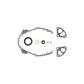 Cometic Gasket Cometic GM 1992-1994 Gen-2 Small Block V8 Timing Cover Gasket Kit - With Gen-1 Optispark Distributor C5054