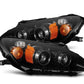 AlphaRex 99-09 Honda S2000 LUXX-Series Projector LED Headlights - Alpha-Black 880270 *Discontinued