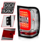 ANZO 2001-2011 Ford  Ranger LED Tail Lights w/ Light Bar Chrome Housing Clear Lens 311392