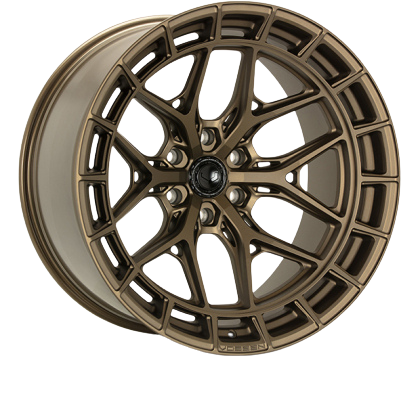 Vossen HFX-1 22x10 / 6x139.7 BP / ET-18 / 106.1 CB / Super Deep - Terra-Bronze Wheel