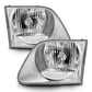 Anzo 1997-2003 Ford F-150 Crystal Headlights Chrome