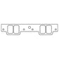 Cometic Gasket Cometic Chevy Gen-1 Small Block V8 .039in Fiber Intake Manifold Gasket Set - Brodix GB 2000 Heads C5423-039