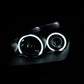 Anzo 2005-2007 Ford Focus Projector Headlights w/ Halo Black