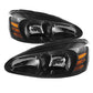 SPYDER Xtune Pontiac Grand Prix 04-08 Crystal Headlights Black HD-JH-PGPRIX04-AM-BK 9023637