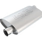 Borla Universal Pro-XS Oval 2in Inlet/Outlet Offset/Offset Notched Muffler 400488