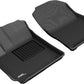 3D MAXpider 2018-2020 Hyundai Kona Kagu 1st Row Floormat - Black L1HY09211509
