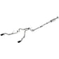 Ford Racing 21-24 F-150 Extreme Bumper Exit Exhaust - Black Tips M-5200-FEBRB