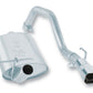 Borla 88-90 Jeep Wrangler 4.2L 4WD Cat-Back 2.25x2in Single Square Intrcld Rr 2.75x2.5in Sqr x6.5in 14352