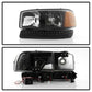 SPYDER xTune GMC Sierra 99-06 /Yukon 00-06 Headlights & LED Bumper Lights - Black HD-JH-GS99-LED-SET-BK 9037399