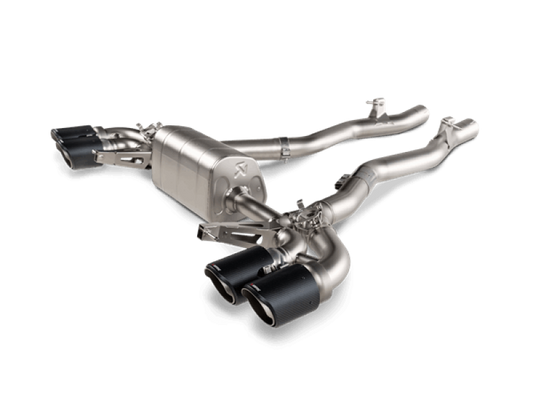 Akrapovic 2020 BMW M8/M8 Competition (F91/F92) w/OPF/GPF Slip-On Line (Titanium) w/Carbon Tips S-BM/T/22H