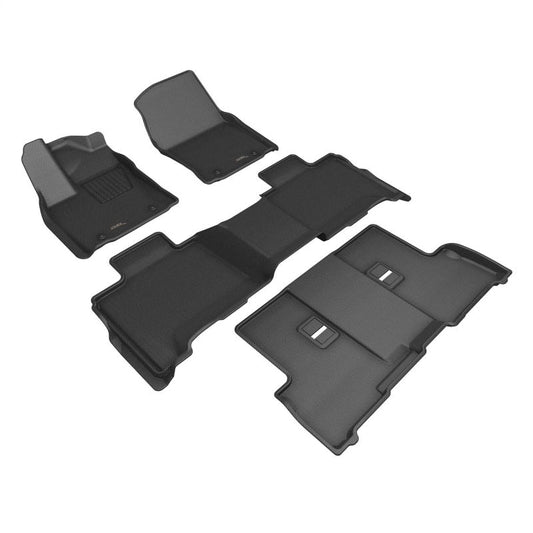 3D MAXpider 2023 Toyota Sequoia Kagu 1st 2nd 3rd Row - Set (Black) L1TY30301509