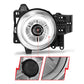 Anzo 2007-2013 Toyota Fj Cruiser Projector Headlights w/ Halo Chrome