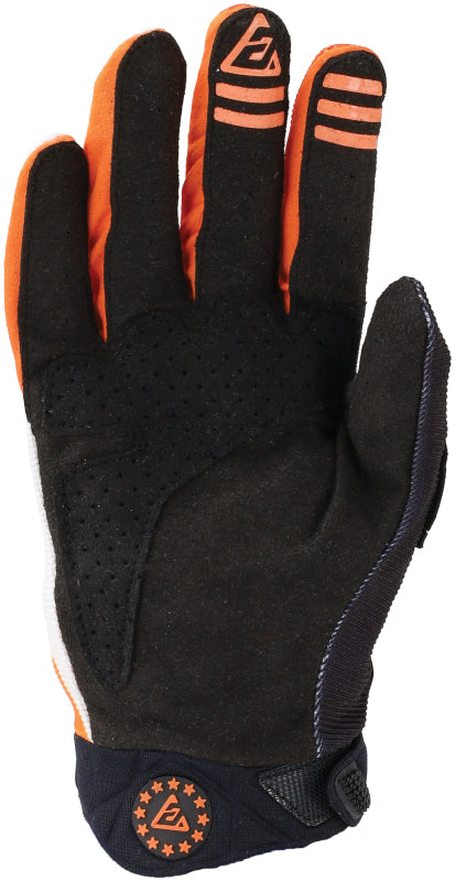 Answer 24 Peak Flo Gloves Black/Hyper Orange/White - XS 442800