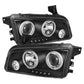 Spyder Dodge Charger 06-10 Projector Headlights Halogen Model CCFL Halo LED Blk PRO-YD-DCH05-CCFL-BK 5009715
