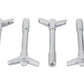 Ford Valve Cove Bolt Kit 4pk Chrome w/Ford Logo FRD302-325