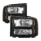 SPYDER Xtune Ford F250 F350 F450 Superduty Excursion 99-04 Headlights Black HD-JH-FF25099-HA-BK 9032998