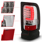ANZO 1994-2001 Dodge Ram 1500 LED Taillights Plank Style Chrome w/ Clear Lens 311341
