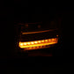 ANZO 18-19 Jeep Wrangler JL LED Chrome Clear w/ Sequential Signal 511082