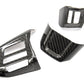 OLM Carbon Fiber Steering Wheel Covers - 2015 Subaru WRX / 2015 STI (MT)