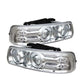 Spyder Chevy Silverado 1500/2500 99-02Projector Headlights LED Halo LED Chrome PRO-YD-CS99-HL-C 5009609