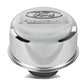 Ford Racing Logo Push-In Type Air Breather Cap - Chrome 302-215
