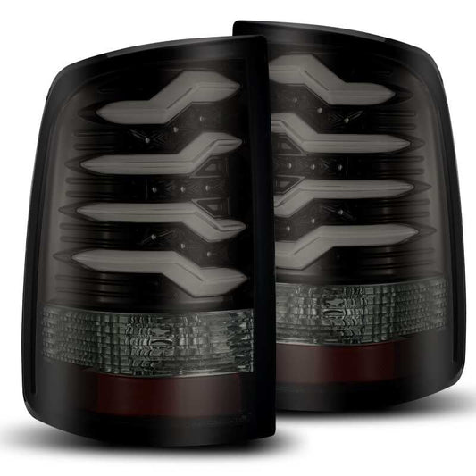 AlphaRex 09-18 Dodge Ram 1500 PRO-Series LED Tail Lights Jet Black 640010 *Discontinued
