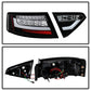 Spyder Audi A5 08-12 LED Tail Lights Black ALT-YD-AA508-LED-BK 5082275