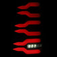 AlphaRex 99-06 Chevrolet Silverado/99-06 GMC Sierra LUXX-Series LED Tail Lights - Black 620006 *Discontinued